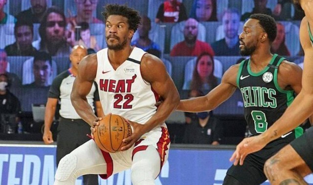 摩根体育官网- 热火，巴特勒关键抢断锁定胜局，热火重回前八  