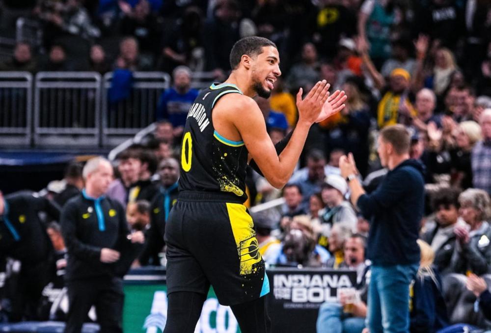  步行者哈利伯顿进化组织核心，助攻失误比联盟第一  